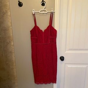 Red Lace Express Dress